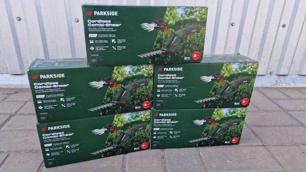 Кущоріз Аккумуляторный Кусторез  Parkside PGSA  для кущів та трави