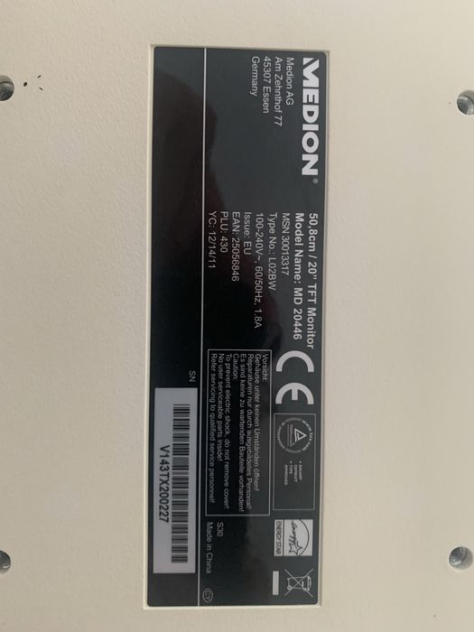 Монітор Medion 20 з вбудованими динаміками