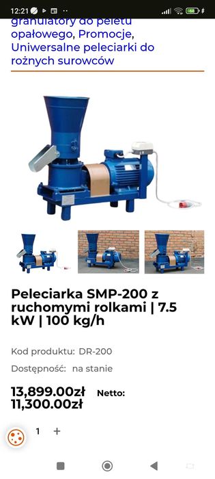 Maszyna do robienia pelletu