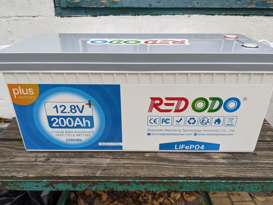 Redodo 12V  200 Ah BMS 200A в наличии Днепр
