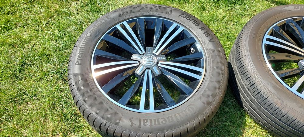 felgi aluminiowe 18 vw tiguan t-roc 5x112 oryginalne czujniki