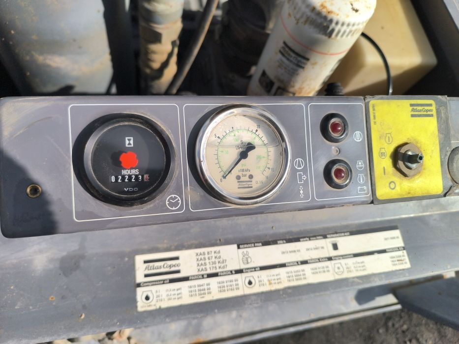 Kompresor spalinowy Atlas Copco XAS 67