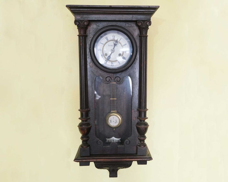 Колекційний маятниковий годинник XIX ст., оригінал, на ходу