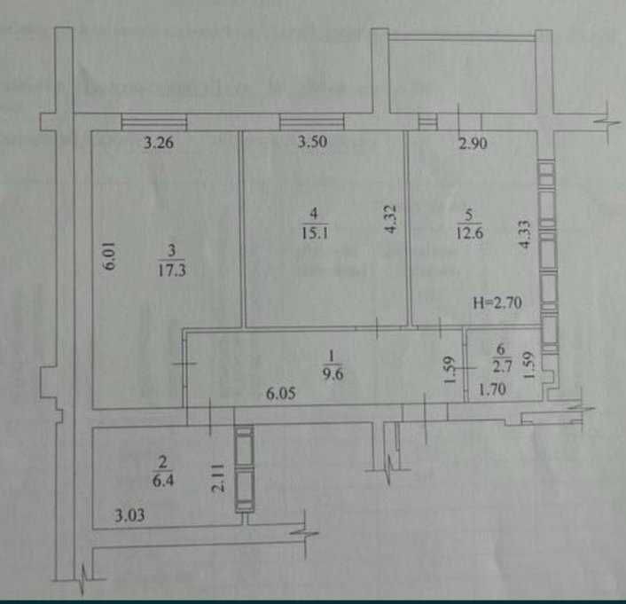 Продам 2к квартиру ЖК Сказка! 66м2! Холодная Гора!  (21901)