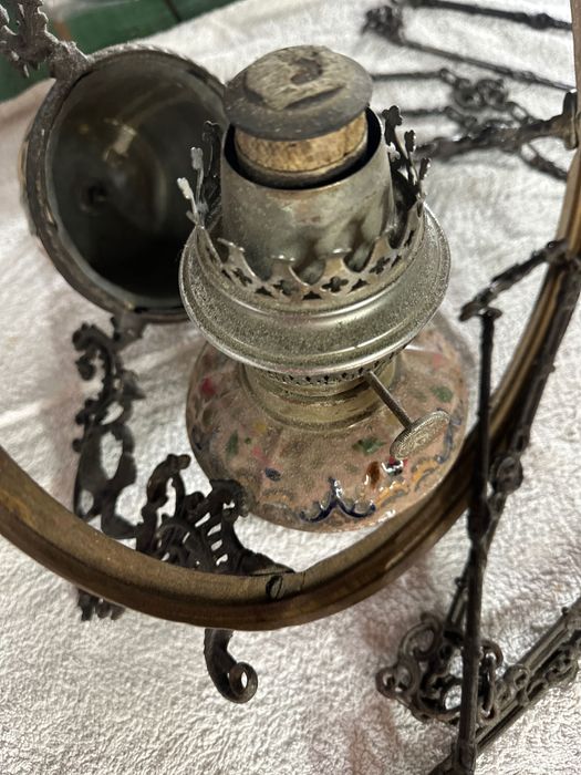 Candeeiro antigo a petróleo