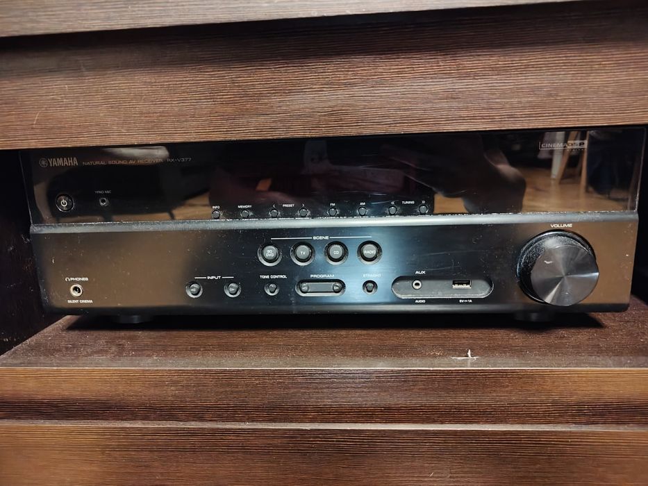 Amplituner Yamaha rx-v377 kolumny stx 360w