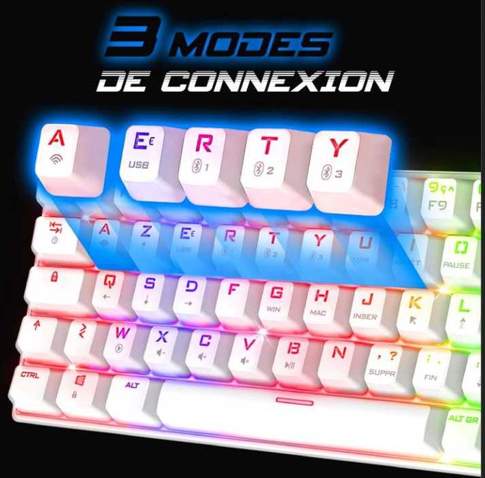 Spirit Of Gamer XPERT K200 Bezprzewodowa RGB klawiatura gaming AZERTY