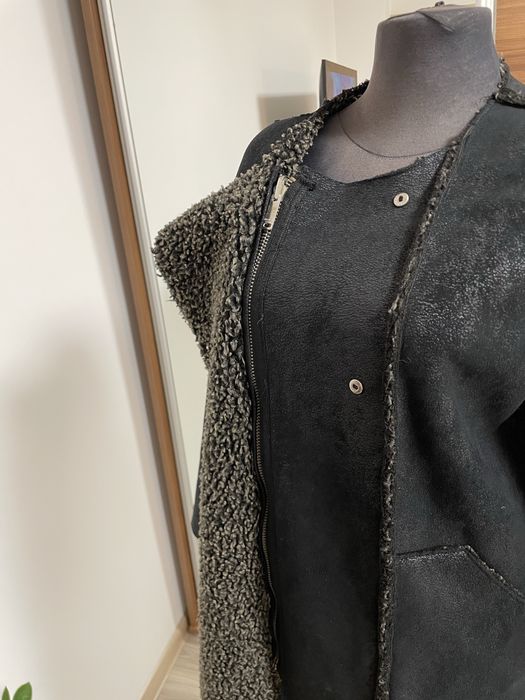 Kurtka plaszcz futerko kożuch damski Pull & Bear rozmiar M/L