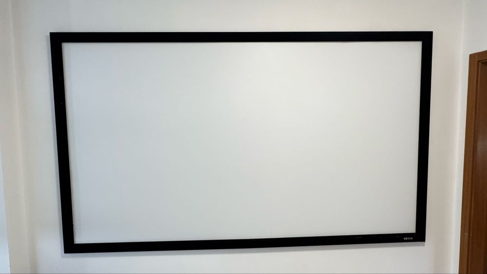 Projetor + soundbar+ tela 100 polegadas Vevor