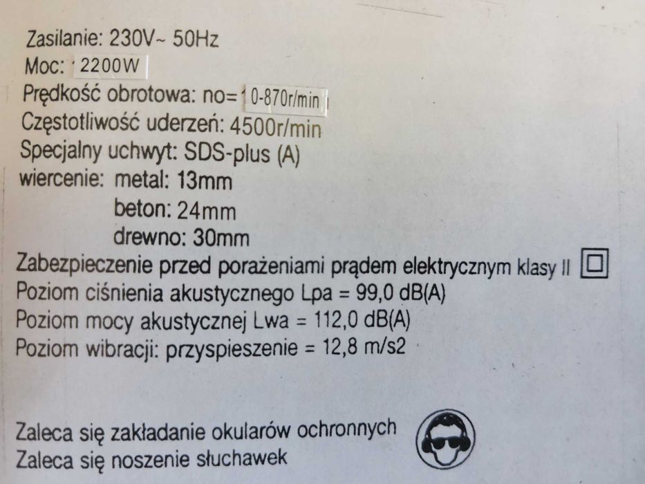Młotowiertarka EUROTEC