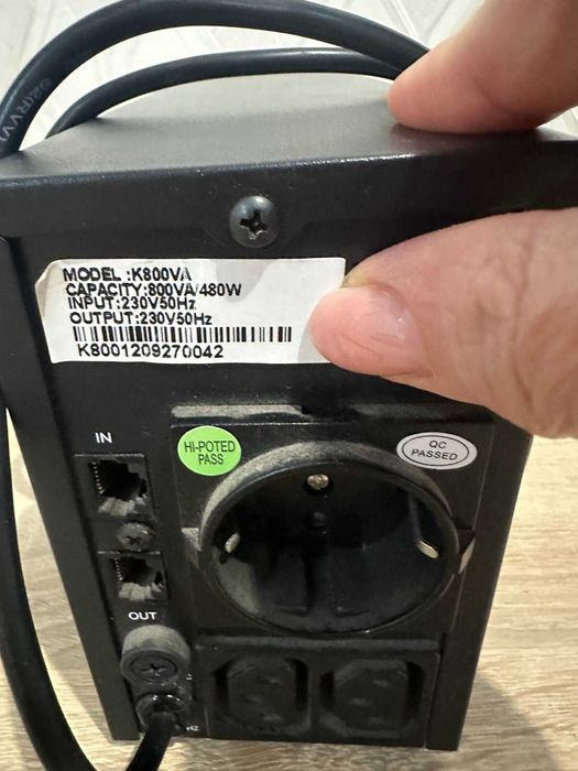 Джерело безперебійного живлення DeTech K650VA