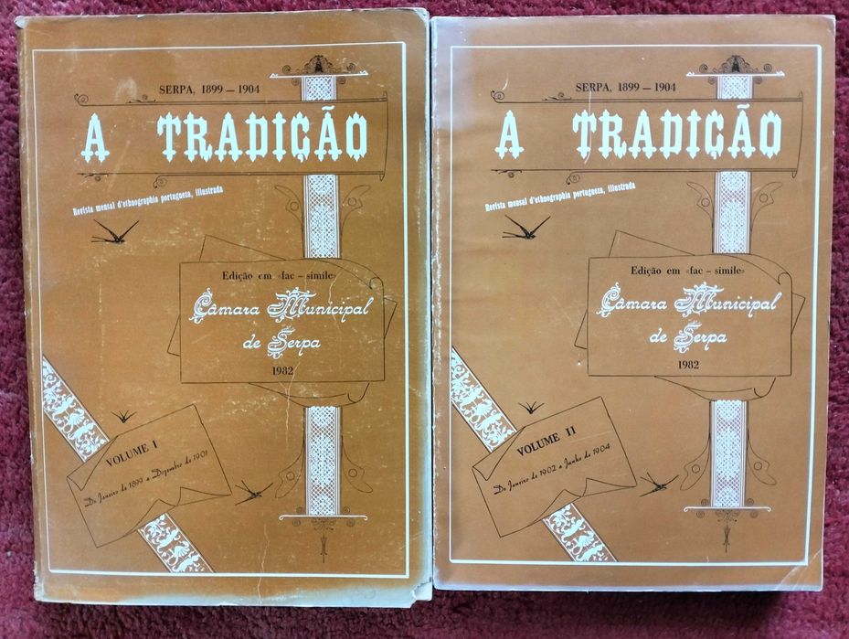 Literatura: A Tradição, Revista de Ethnographia Portuguesa (2 vols) e Gazeta do Sul (2 vols)