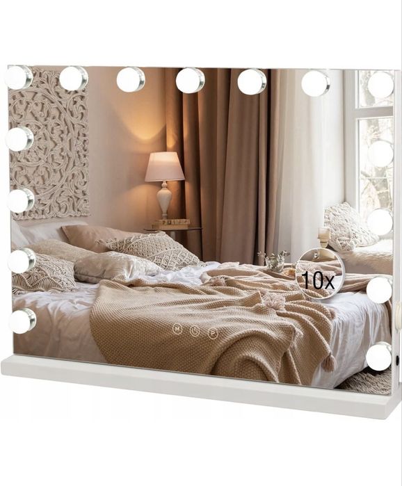 Lustro Hollywood Lwd do makijażu 58x46