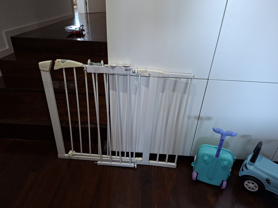 Grade protecção escadas, para bebe