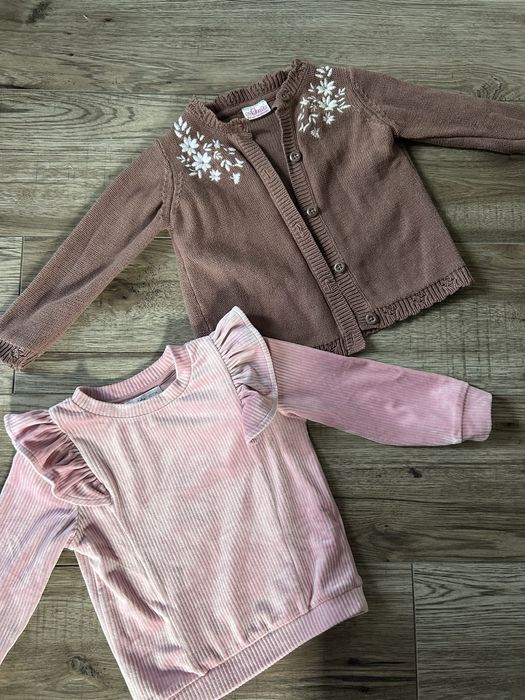 Sweterki dziewczęce 2 szt. rozm. 92