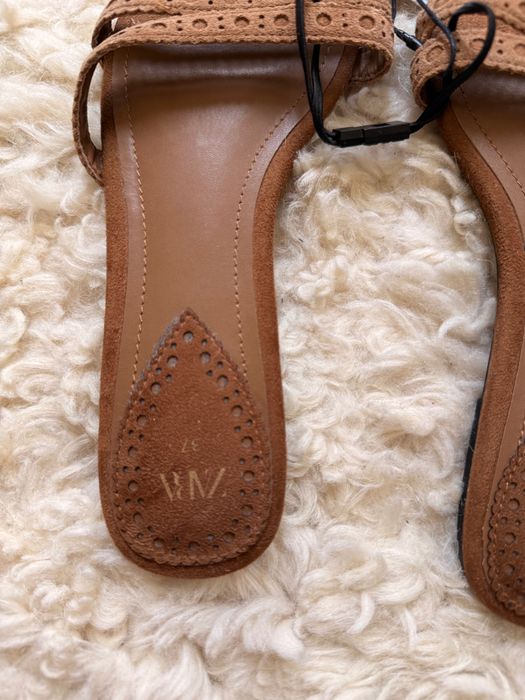Шльопанці Zara 37 р шкіра