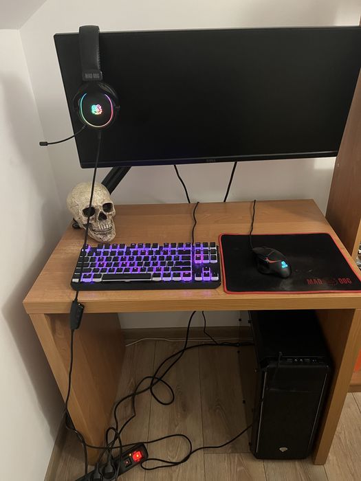 KOMPUTER GAMINGOWY Ryzen 5 4500 / GTX 1660 SUPER / 16 GB RAM / SSD 1 TB + Monitor Ultrawide Dell 29" + Klawiatura Mechaniczna