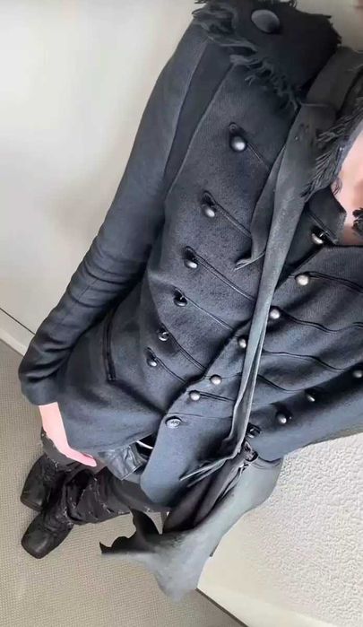 Готический гусарский пиджак-мундир Dior Homme и Balmain