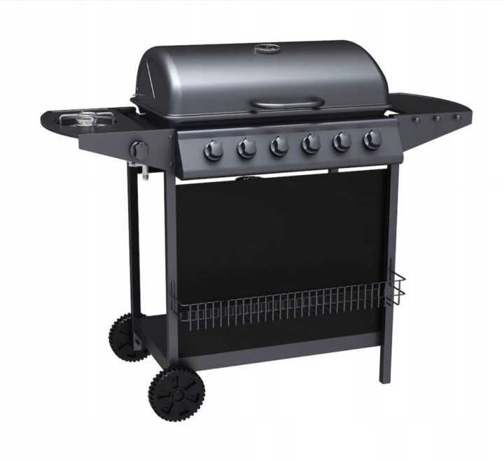 Grill gazowy ogrodowy TEPRO HAMPTON 6+1 moc 14,3kw ruszt 63x37cm !