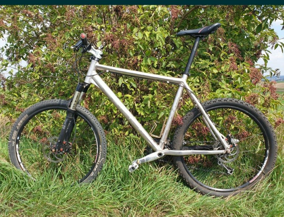 Rower MTB XC Cube Reaction uszkodzona rama 22cale koła 26cali