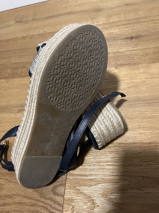 Sandały espadryle Tommy Hilfiger 39 granatowe