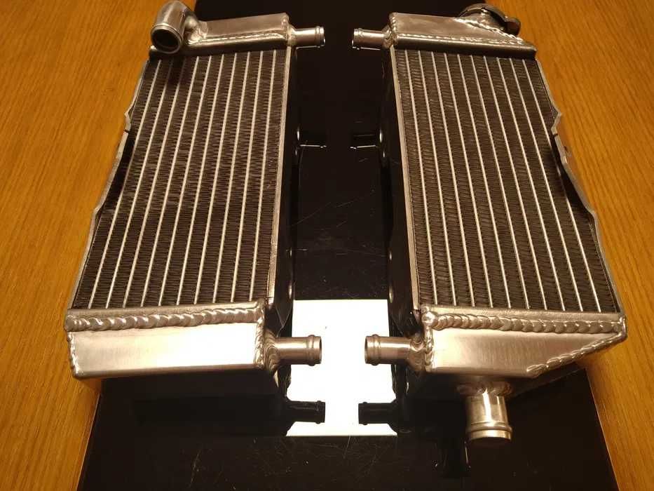 Radiadores Kawasaki KX250 e KX125 e 2003 a 2008 - Aluminio Performance