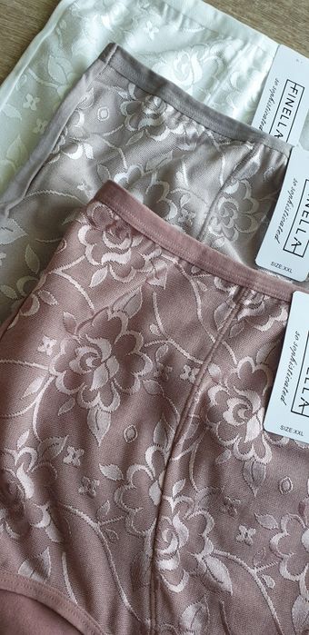 3×Damskie majtki figi z wysokim stanem 2XL Finella