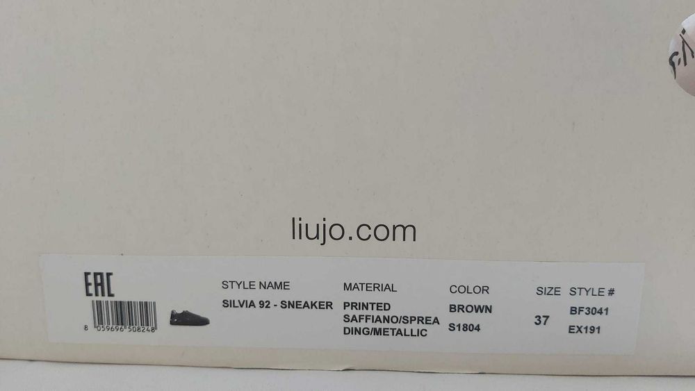 Sapatilha Liu Jo Silvia 92 Preta T37