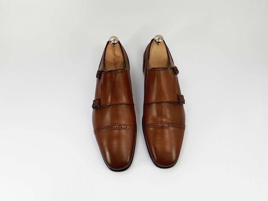 Коричневі туфлі монкі BURTON