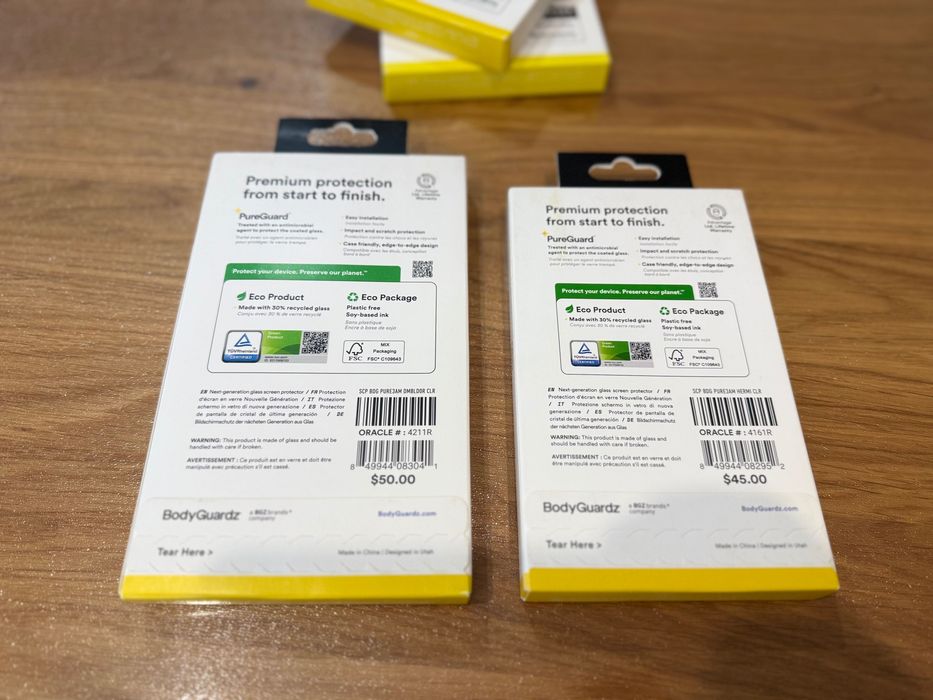 Захисне скло BodyGuardz Pure 3 для iPhone 14 / 15 Pro Max