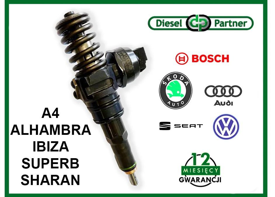 Bosch 038130073BJ, 0414720229 pompowtryskiwacz do A4 ALHAMBRA IBIZA SUPERB SHARAN