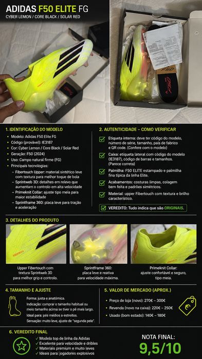 Chuteiras Adidas F50 Elite FG