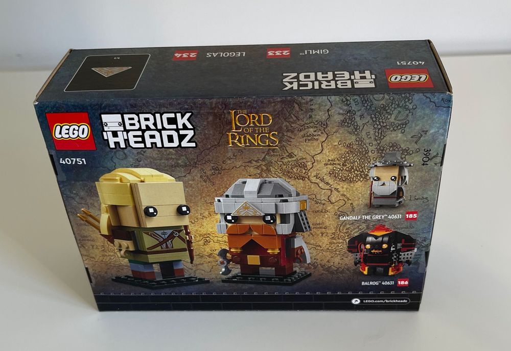 LEGO BrickHeadz, Legolas i Gimli, 40751