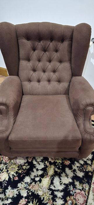 Espectacular terno de sofás vintage