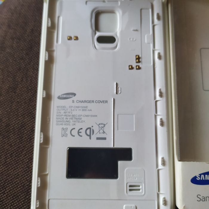 Samsung note edge кришка безпровідної зарядки
