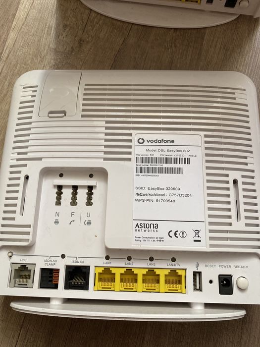 Vodafon dsl-easybox 802