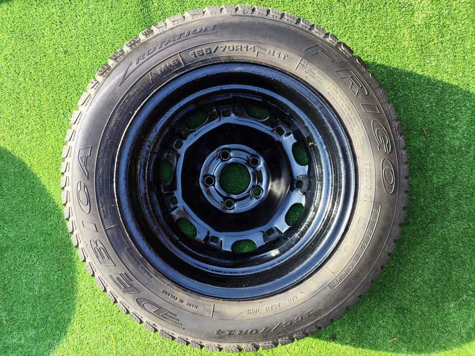 4xFelga stalowa 14, 5x100, Fabia.  Opony gratis.