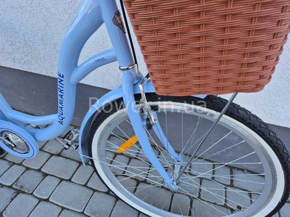 Велосипед дамка з корзиною Dorozhnik AQUAMARINE ST 26" BH рама-17" тем
