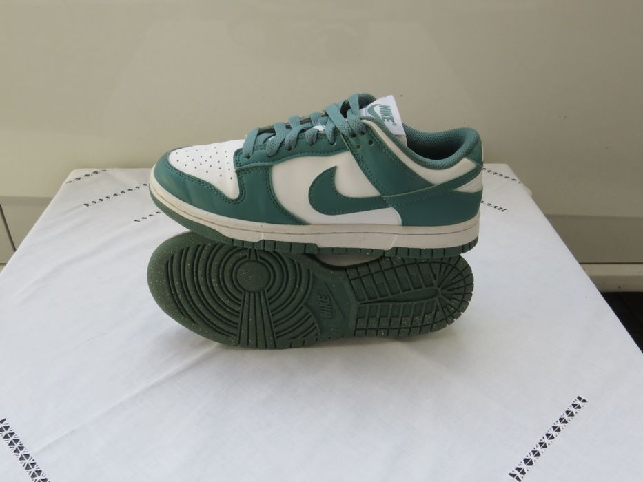 Nike Dunk Low GS White Gorge Green - Verde - Tamanho 36.5