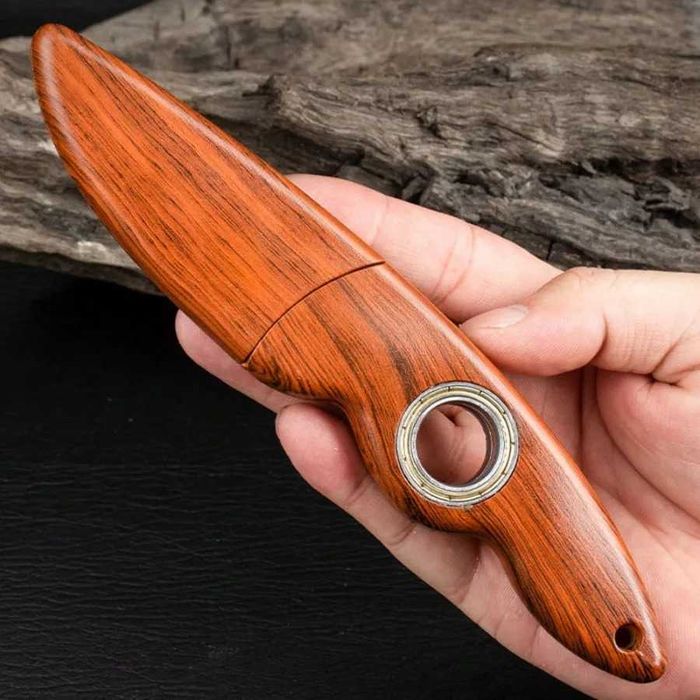 Nóż myśliwski turystyczny INNOWACYJNY Fidget spinner kabura ND266
