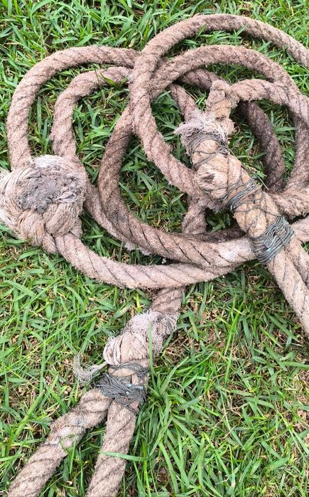 Corda grossa para reboque com 6 metros