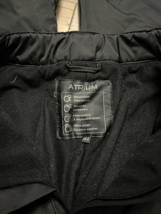 Чорні лижні штани Atrium ріст 164 термо мембрані лыжные брюки