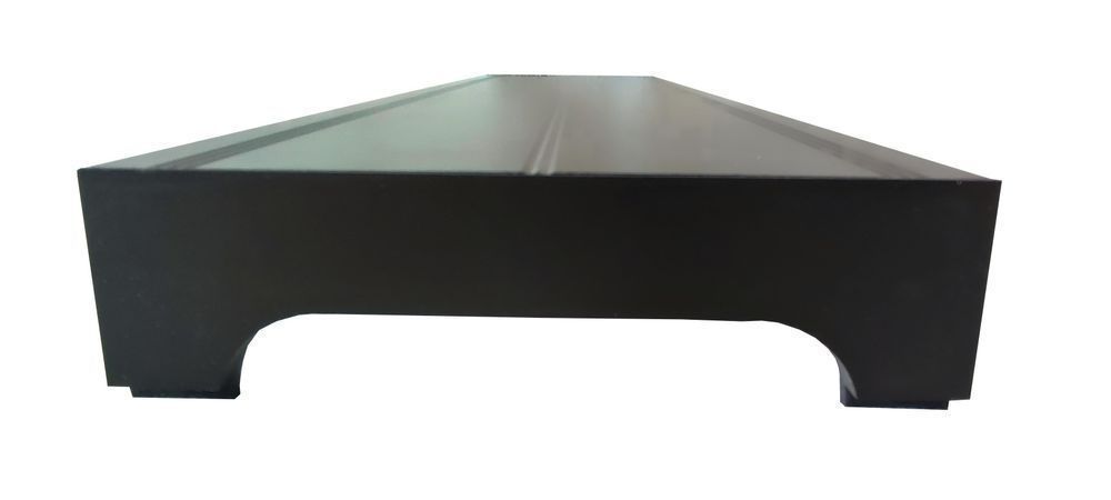 Nóżki 47 mm do profilu aluminiowego 160mm 16cm CZARNE PCV komplet 2szt