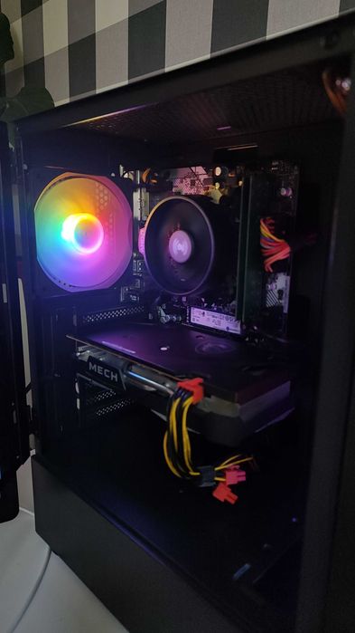 Gaming komputer do Gier CS2 Minecraft Roblox Fortnite Apex CoD Rx6600