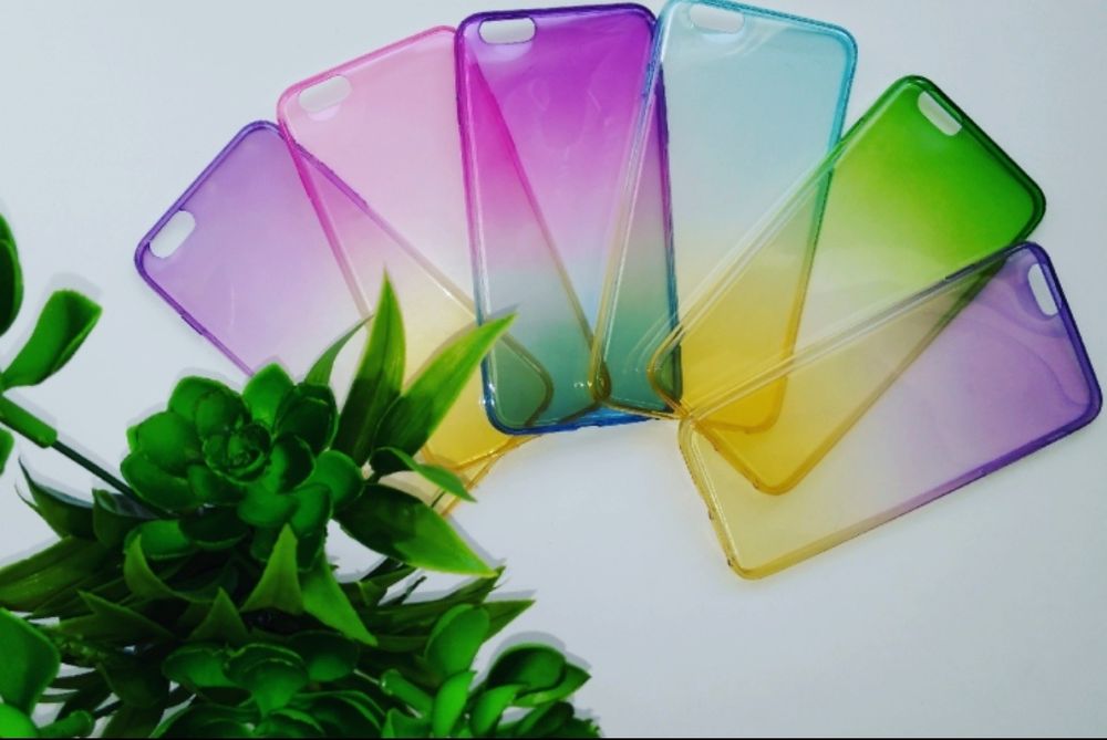 Силиконовый чехол бампер на iPhone 6 plus