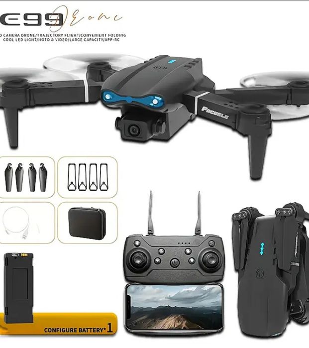 Дрон | батарея з подвійною камерою, на пульті управління,