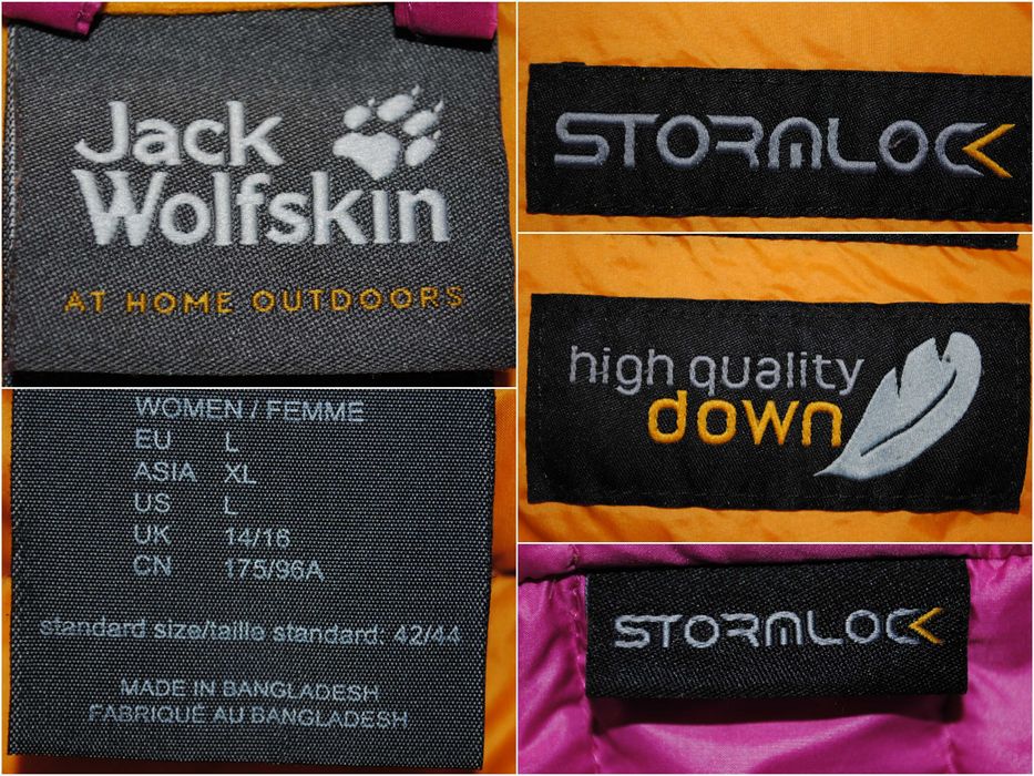 jack wolfskin пуховик куртка L