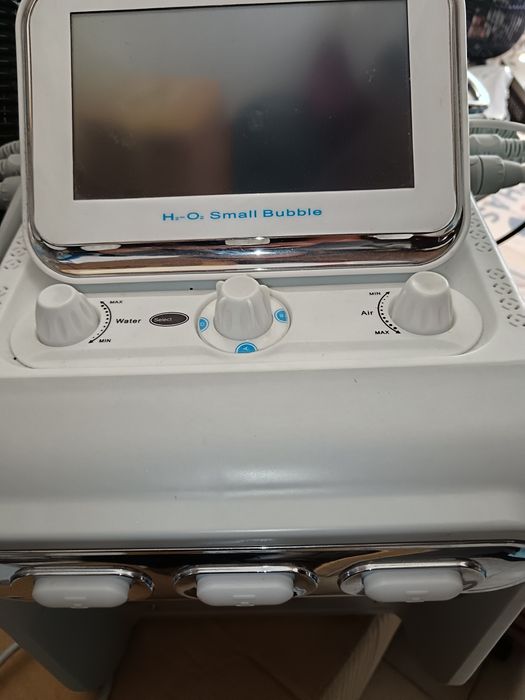 Máquina Estética Profissional H2-O2 Small Bubble + Máscara LED