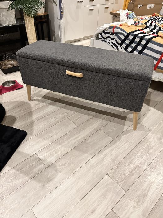 Банкетка пуф с нишей для хранения