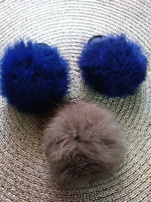Помпоны натур. мех, бубоны.